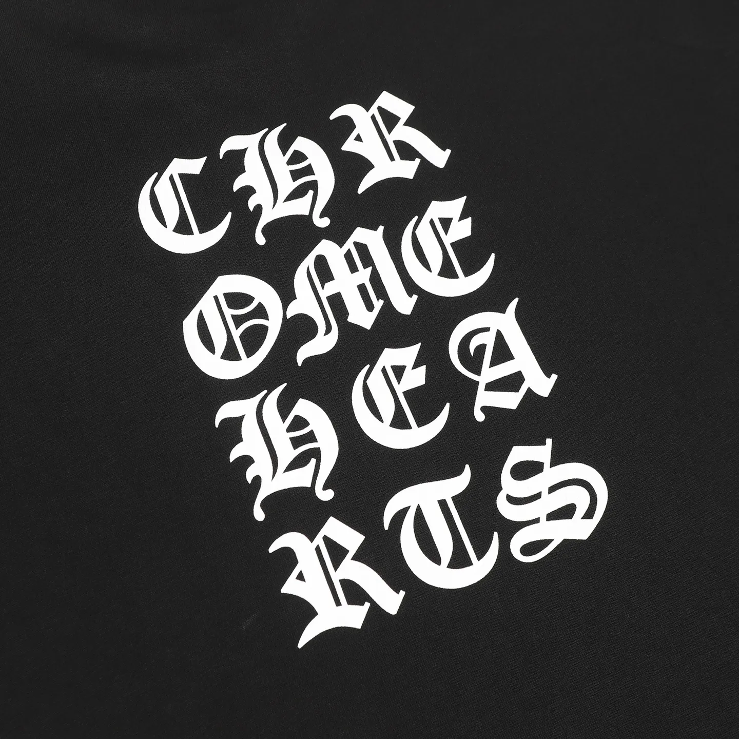 Chrome hearte/ ch 25ss New Arrival logo T 100% 32 1x 1 : Black White Size：XS-L